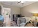 Cozy bedroom featuring an open doorway and stylish decor, inviting restful nights and peaceful mornings at 2117 Camp Greene St, Charlotte, NC 28208