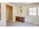 Bathroom featuring a walk-in shower, vanity sink, and window at 216 Sylvan Rd, China Grove, NC 28023