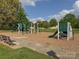Well-maintained community playground with slides and climbing equipment, set in a park-like setting at 3210 Selwyn Farms Ln # 7, Charlotte, NC 28209