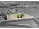 Aerial view showcasing the property's approximate lot lines, home, trees, and surrounding landscape at 396 Tower Rd, Vale, NC 28168