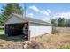 A barn or outbuilding with a metal siding roof for storage at 396 Tower Rd, Vale, NC 28168