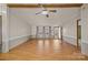 The living room is bright and features wood-look floors and lots of light at 404 Forest Winds Dr, Salisbury, NC 28144