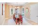 Cozy dining room with natural light and access to the outdoor pool at 4071 King Wilkinson Rd, Lincolnton, NC 28092
