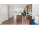 Contemporary kitchen boasting stainless steel appliances, granite counters, and an open layout at 408 Moondance Dr # C, Gastonia, NC 28054
