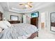 Comfortable main bedroom featuring neutral tones, natural light, and an ensuite bathroom at 4380 Timberwood Dr, Gastonia, NC 28052