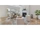 Comfortable living room featuring a fireplace, and natural light at 4980 Kiser Island Rd, Terrell, NC 28682