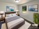 Cozy bedroom with modern decor, a comfortable bed, and a serene atmosphere at 614 Normandy Rd, Lancaster, SC 29720