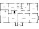 Detailed floor plan showcasing the layout of a spacious home with living room, dining room, and bedrooms at 614 Normandy Rd, Lancaster, SC 29720