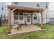Inviting back patio with a pergola, perfect for outdoor relaxation at 7394 Echoing Hills Ln, Maiden, NC 28650
