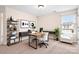 Inviting office space with ample workspace and modern decor elements at 9230 Avery Meadows Dr, Charlotte, NC 28216