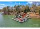 This property includes a boat slip, #14, with easy access to the lake for boating and water activities at 115 Brawley Harbor Pl, Mooresville, NC 28117