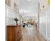 Elegant foyer featuring hardwood floors and detailed trim work at 14015 Cameryn Elise Dr, Cornelius, NC 28031