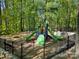 Community playground surrounded by lush trees, creating a fun and safe environment at 15101 Sharrow Bay Ct # 12, Huntersville, NC 28078