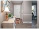 Welcoming entryway featuring a decorative table, stylish decor, and easy access to other rooms at 2064 Elizabeth Ave, Hickory, NC 28602