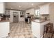 Updated kitchen with stainless steel appliances, white cabinets, and eat-in breakfast bar at 2064 Elizabeth Ave, Hickory, NC 28602