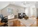 Comfortable home office featuring two armchairs and natural light at 3005 Somerset Dr, Charlotte, NC 28209