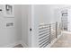 Hallway area showing view of stairs and laundry hookups at 3437 Byrnes St, Charlotte, NC 28205
