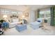 Cozy living room with a comfortable sofa, chair, and ample natural light at 345 Porters Glen None, New London, NC 28127