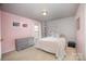 Comfortable pink bedroom with decor at 4001 Brook Valley Run, Monroe, NC 28110