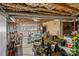Spacious unfinished basement providing ample storage and potential living space at 4896 Birch Cir, Hickory, NC 28602