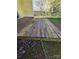 Rustic wooden back deck at 5416 River Falls Dr, Charlotte, NC 28215