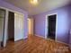 Bedroom with hardwood floors at 5416 River Falls Dr, Charlotte, NC 28215