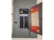 Open breaker box showing all components at 5416 River Falls Dr, Charlotte, NC 28215