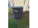 Goodman HVAC unit sitting on a base at 5416 River Falls Dr, Charlotte, NC 28215