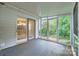 Sunroom with many glass windows at 5913 Crape Myrtle Ln, Charlotte, NC 28216