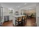 The updated kitchen is equipped with modern appliances and a spacious center island at 6807 Stoney Ridge Rd, Matthews, NC 28104