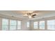 Bonus room featuring natural light from the many windows and ceiling fan at 9001 Lanark Ln, Indian Land, SC 29707