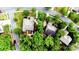 These neighboring single-Gathering homes are surrounded by mature trees and lush landscaping at 9506 Minnie Lemmond Ln # 170, Mint Hill, NC 28227