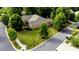 Lovely single Gathering home with brick exterior, well-manicured lawn, mature trees, and an asphalt shingle roof at 9506 Minnie Lemmond Ln # 170, Mint Hill, NC 28227