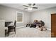 Bedroom featuring neutral carpet, ceiling fan, and good natural light at 1197 Fincher Rd, Fort Lawn, SC 29714