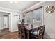 Dining room featuring hardwood flooring and natural light through the window at 1197 Fincher Rd, Fort Lawn, SC 29714