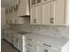 Bright kitchen features elegant cabinetry, modern hardware, and stylish backsplash at 1204 Sage Pine Cir, Clover, SC 29710