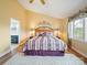 Large main bedroom showcasing a cozy rug, natural lighting and a view to the bathroom at 12708 Hollyhock Ln, Huntersville, NC 28078