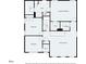 Floor plan showcasing the layout of the second floor in the residence at 1409 Augustus Beamon Dr, Indian Trail, NC 28079
