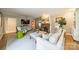 Comfortable living room featuring a stone fireplace and stylish furnishings at 1529 S Wendover Rd, Charlotte, NC 28211