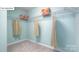 The walk-in closet features wire shelving to provide you with ample storage space at 158 Ventor Way, Mooresville, NC 28115