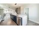 Kitchen featuring stainless steel appliances, a large island and eat-in bar at 1933 W Trade St, Charlotte, NC 28216