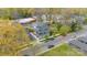 An eye-level street view displays a modern house surrounded by trees, other houses, and cars parked at 1933 W Trade St, Charlotte, NC 28216