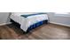 Bedroom with hardwood flooring, a neutral color palette, and cozy bed setting at 200 W Shannonhouse St, Shelby, NC 28152