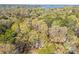 Aerial view showcasing a home nestled among lush trees, offering privacy and a serene setting at 2124 Marquesas Ave, Tega Cay, SC 29708