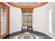 Elegant foyer featuring a unique tile design and natural light, creating a welcoming entrance to the home at 3249 Ivey Creek Rd, Maiden, NC 28650