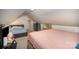Bright bedroom features carpeting, and a comfortable bed in a naturally lit space at 3846 Bent Creek Sw Dr # 58, Concord, NC 28027