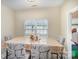 Bright dining area with table and chairs, next to a window at 3846 Bent Creek Sw Dr # 58, Concord, NC 28027