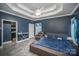 Spacious main bedroom featuring tray ceiling, walk-in closet and sitting area at 3846 Bent Creek Sw Dr # 58, Concord, NC 28027
