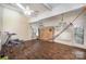 Inviting sun room with wood floors, a ceiling fan, and space for relaxation at 3846 Bent Creek Sw Dr # 58, Concord, NC 28027