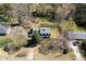 Aerial view of the neighborhood showing the lot and surrounding homes at 916 Rollingwood Dr, Mount Holly, NC 28120